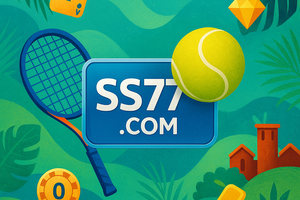 Homem analisando gráficos de apostas em um laptop